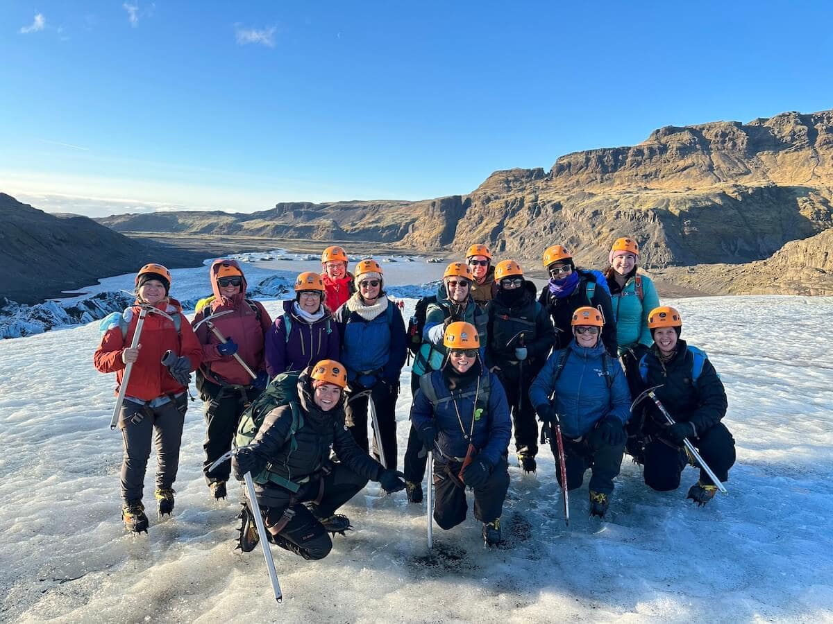 a group of Explorer Chicks in Iceland