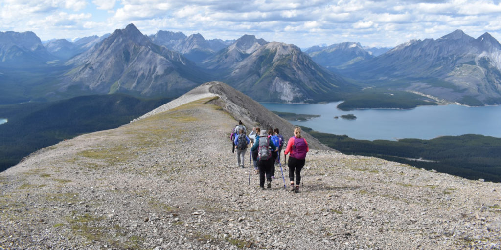 banff hut hiking