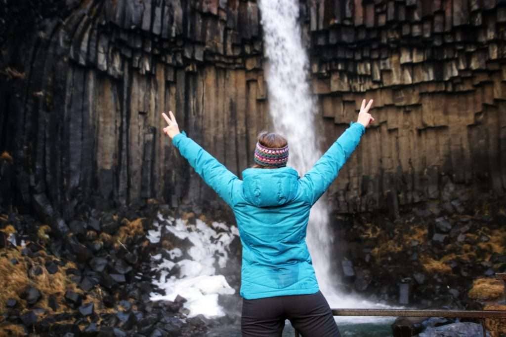 an Explorer Chick on a guided trip to Iceland