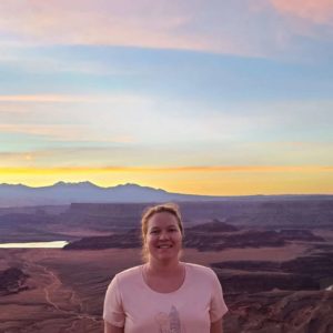 Jessica N posing at Moab