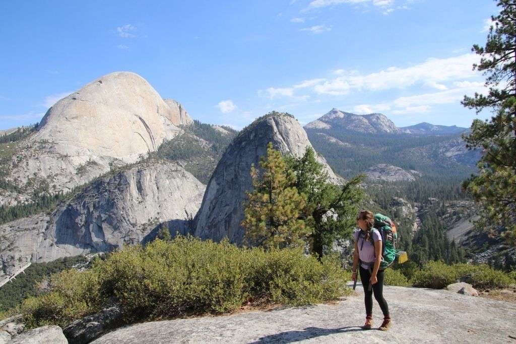 backpacking in yosemite half dome