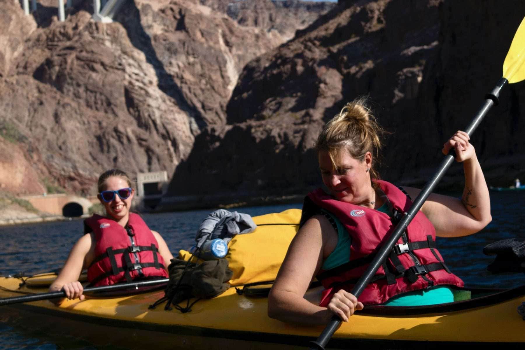 kayaking trip on the colorado river