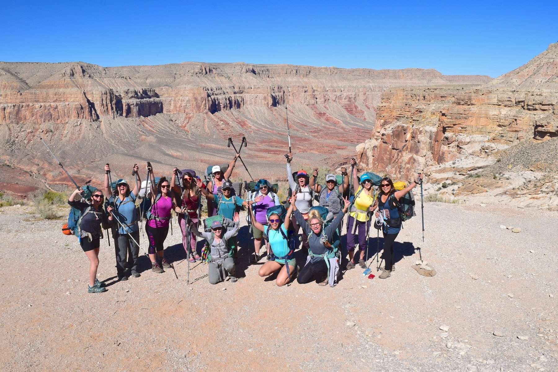 backpacking grand canyon ladies