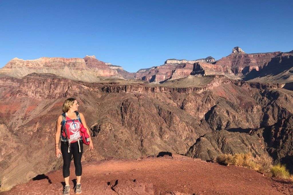 Ulrike at the Grand Canyon
